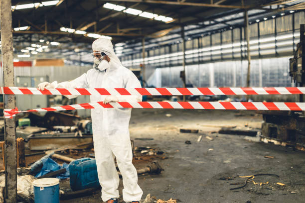 Professional Biohazard technician working in Oaks, PA